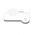 NFC-display basis met magneten (1 vakje + visitekaarthouder)