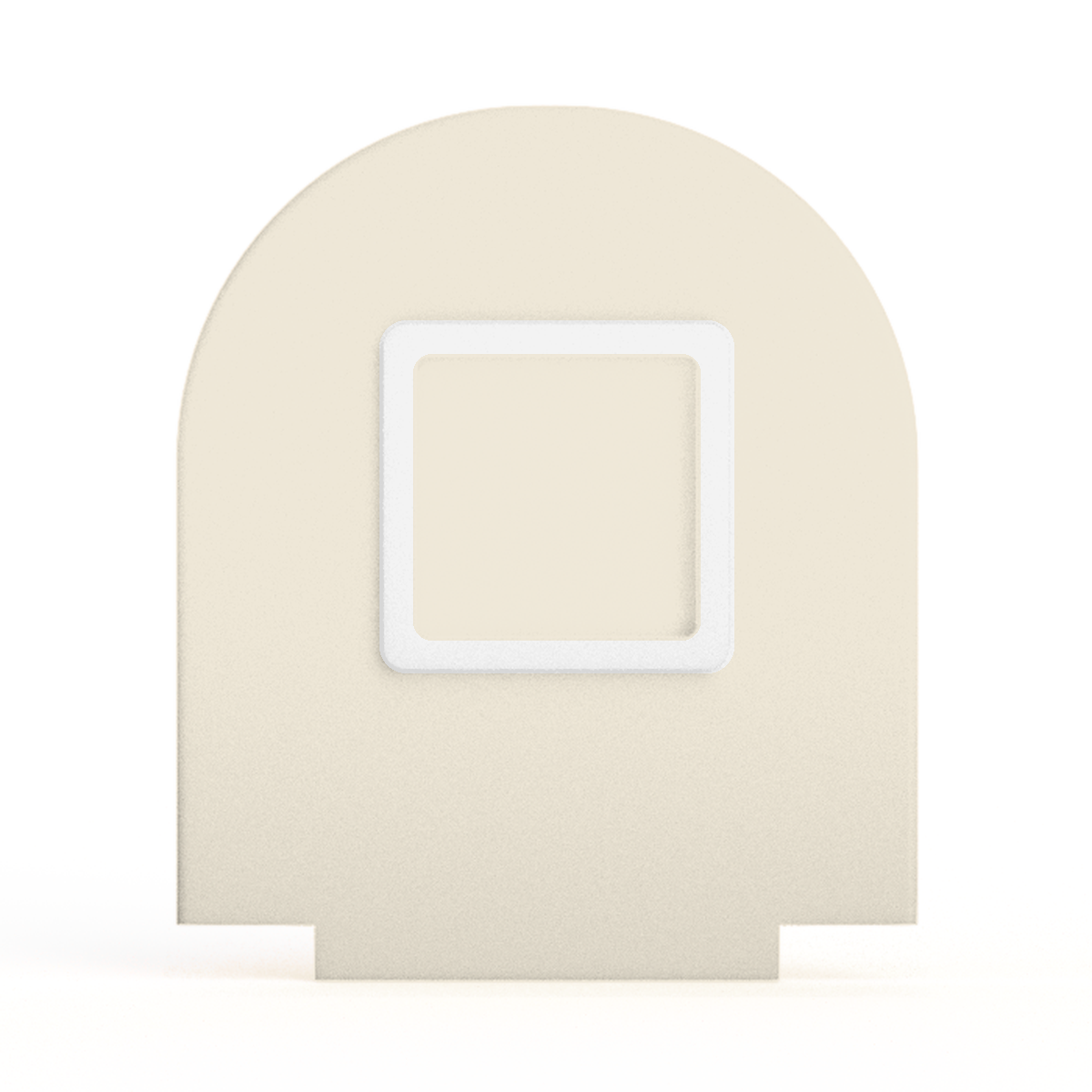NFC-display achterwand Rond met vierkant informatievlak
