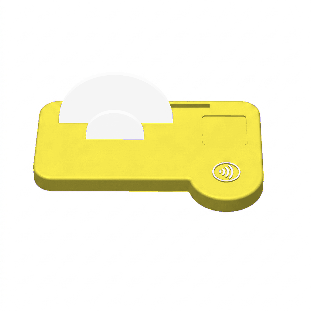 NFC-display basis met magneten (1 vakje + visitekaarthouder)