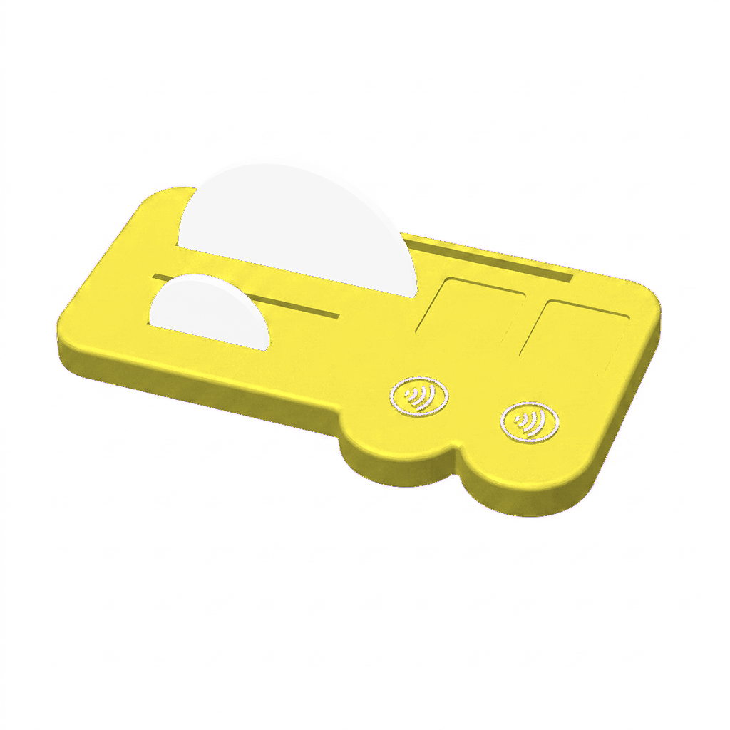 NFC-display basis met magneten (2 vakjes + visitekaarthouder)