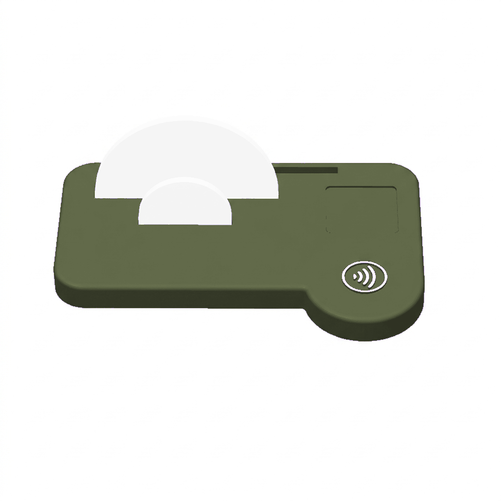 NFC-display basis met magneten (1 vakje + visitekaarthouder)