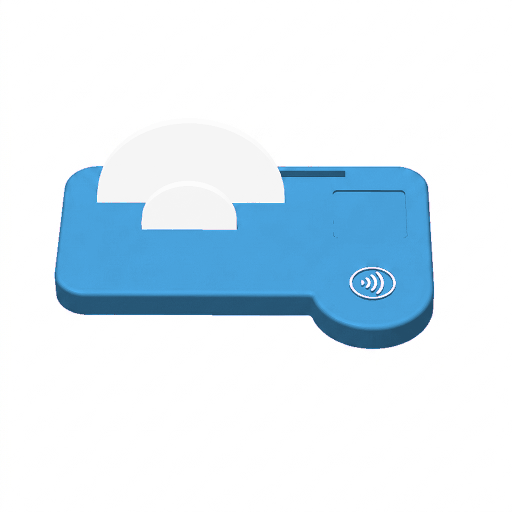 NFC-display basis met magneten (1 vakje + visitekaarthouder)