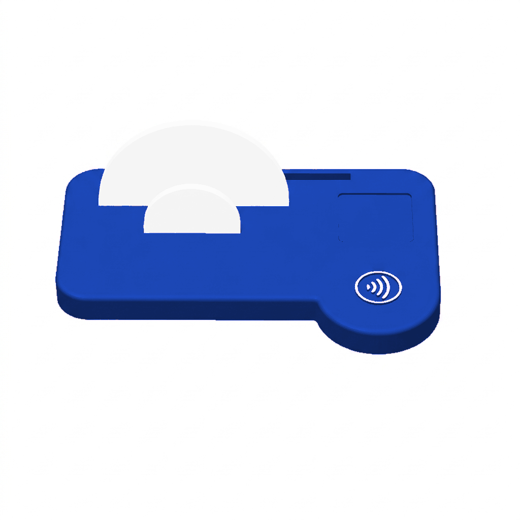 NFC-display basis met magneten (1 vakje + visitekaarthouder)