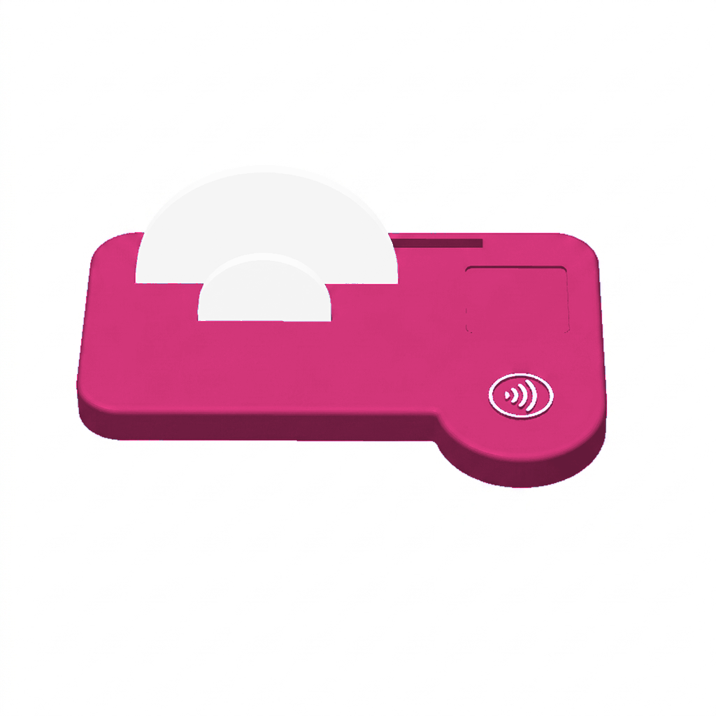 NFC-display basis met magneten (1 vakje + visitekaarthouder)
