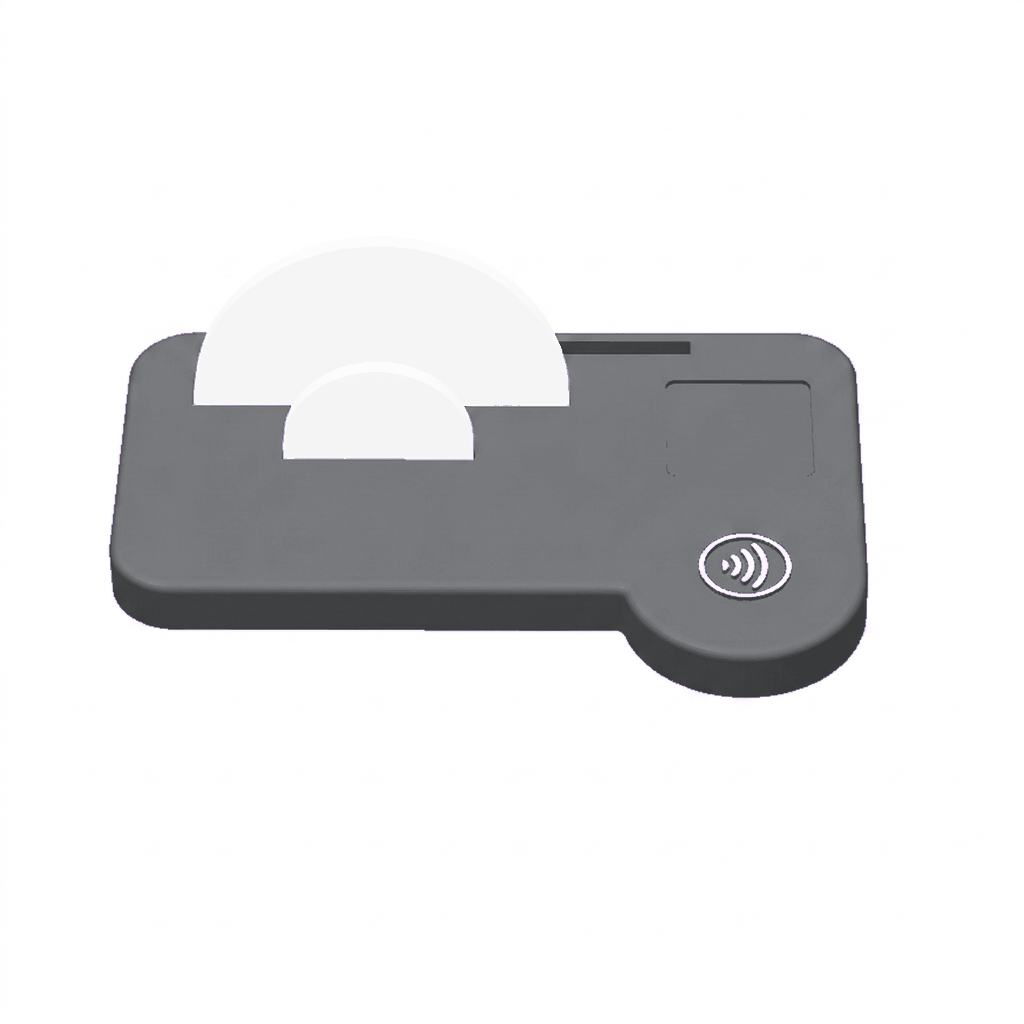 NFC-display basis met magneten (1 vakje + visitekaarthouder)
