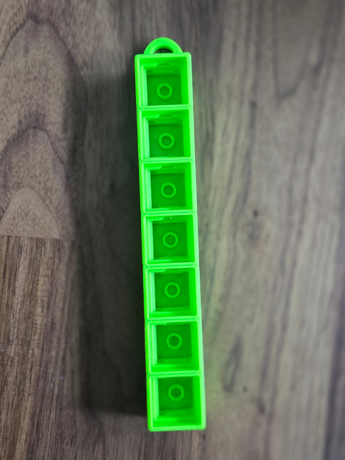 Clicker base met sleutelhanger (7 vakjes)