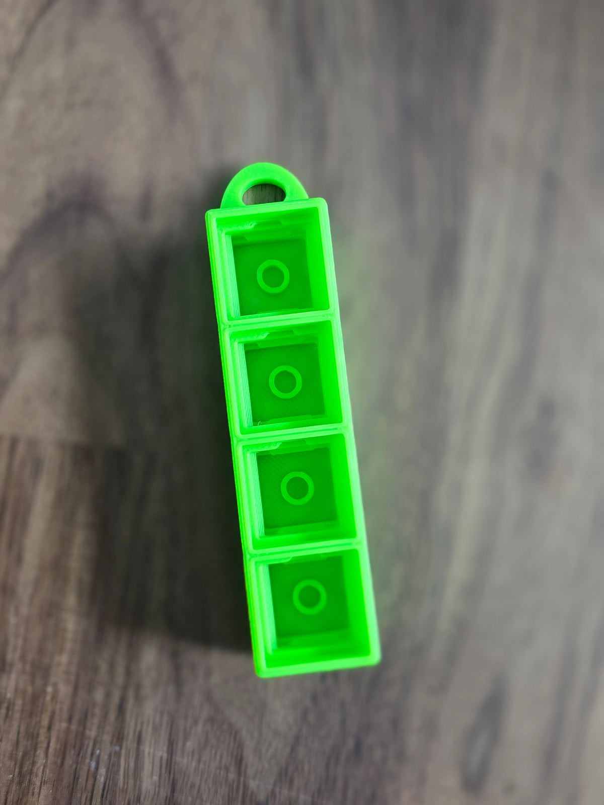 Clicker base met sleutelhanger (4 vakjes)