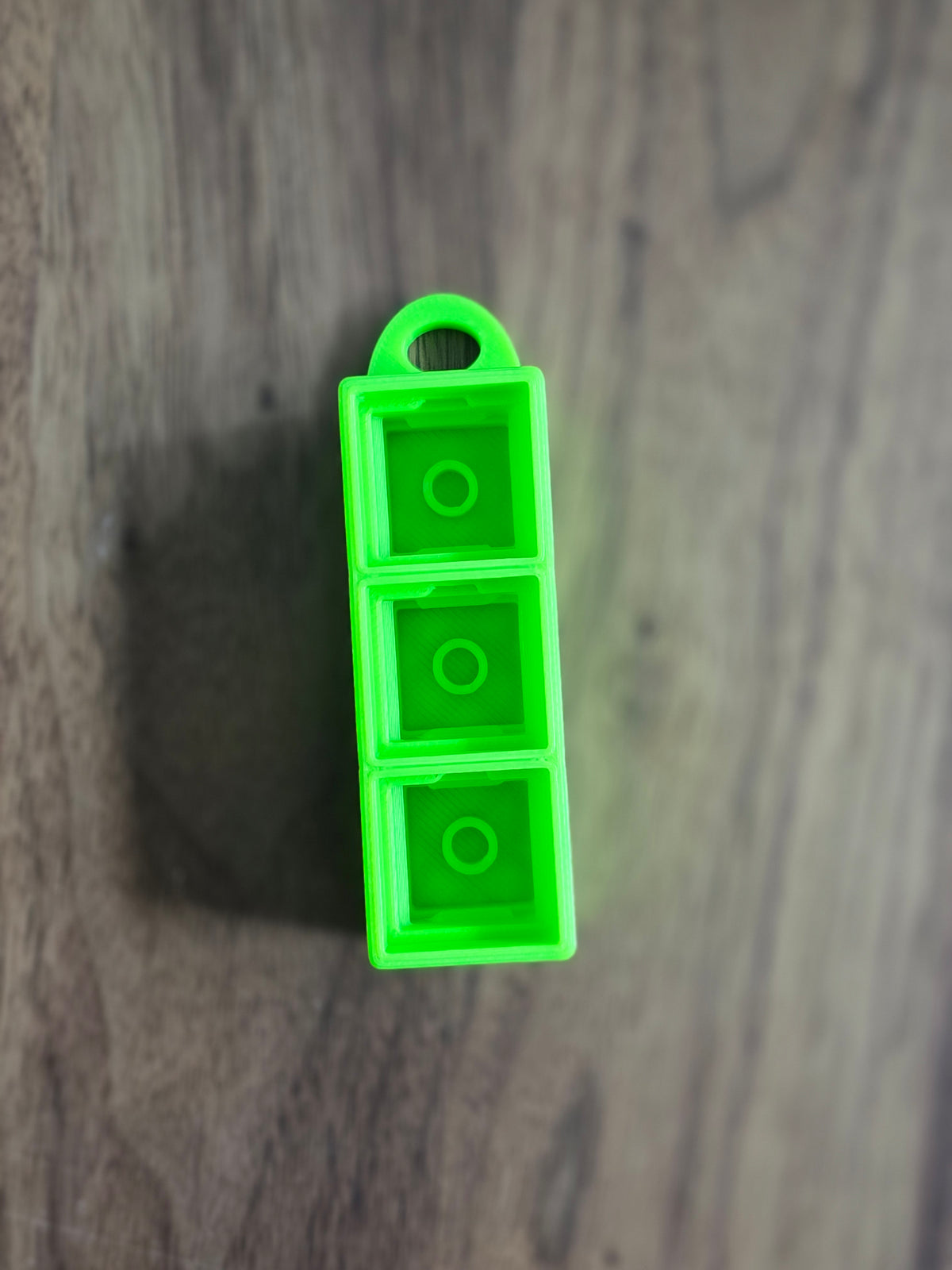 Clicker base met sleutelhanger (3 vakjes)