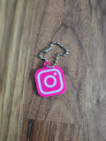 Instagram sleutelhanger met NFC tag