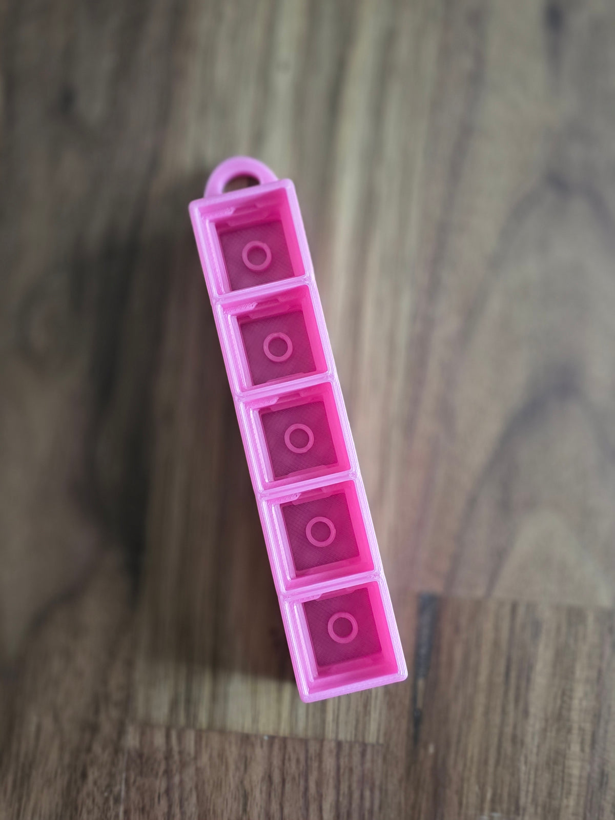 Clicker base met sleutelhanger (5 vakjes)