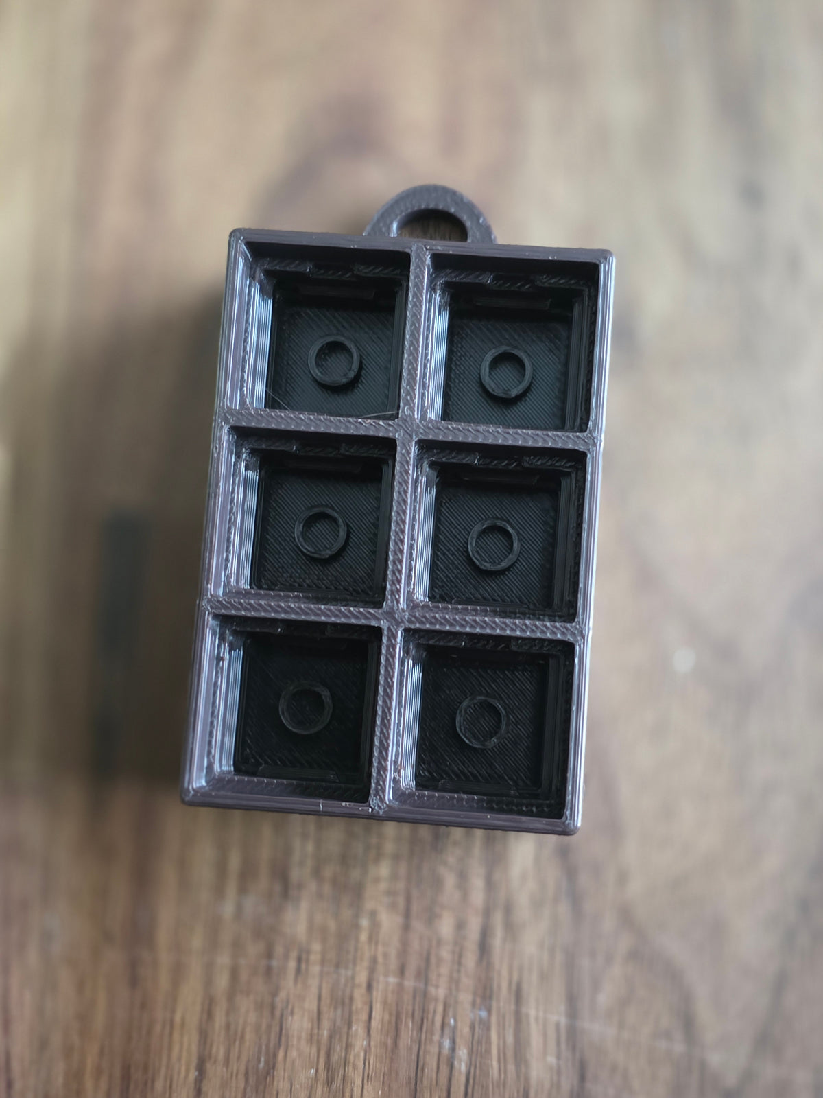 Clicker base met sleutelhanger (6 vakjes box)
