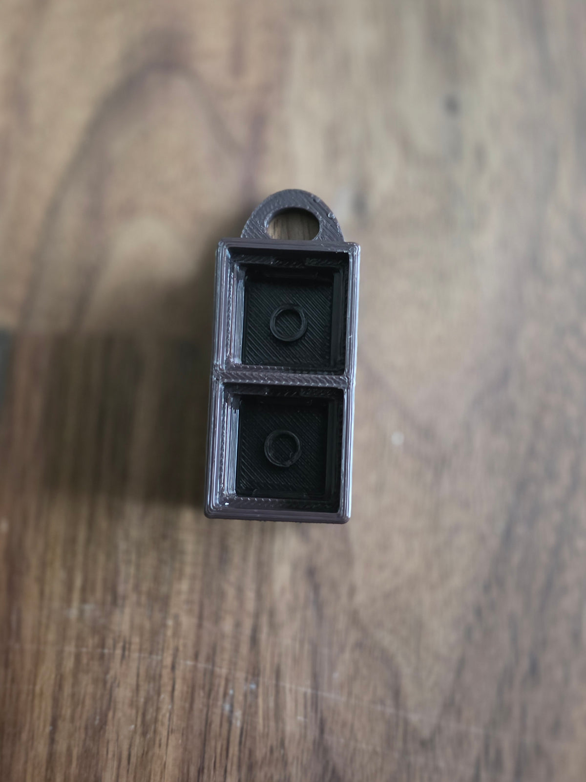 Clicker base met sleutelhanger (2 vakjes)
