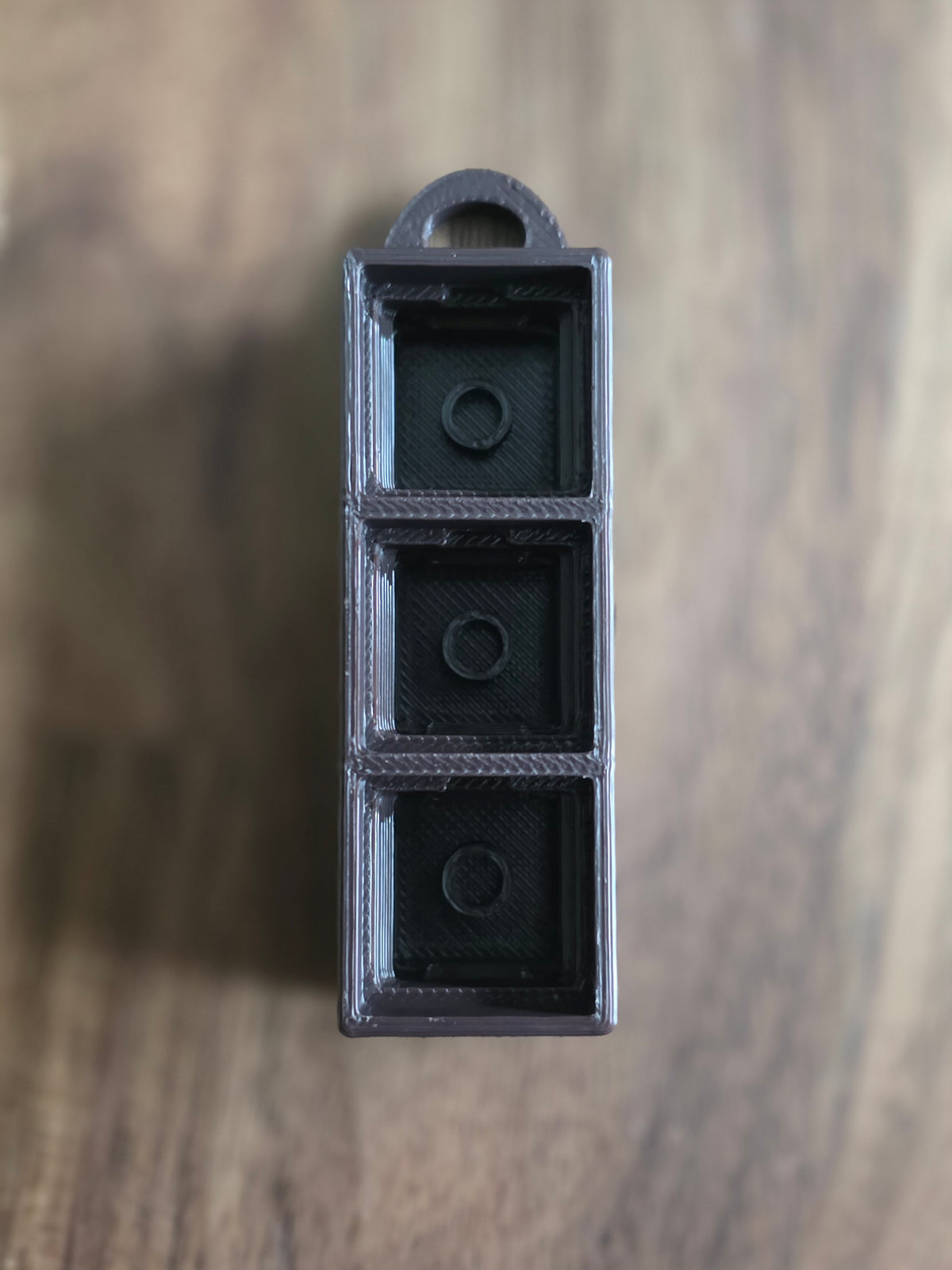 Clicker base met sleutelhanger (3 vakjes)