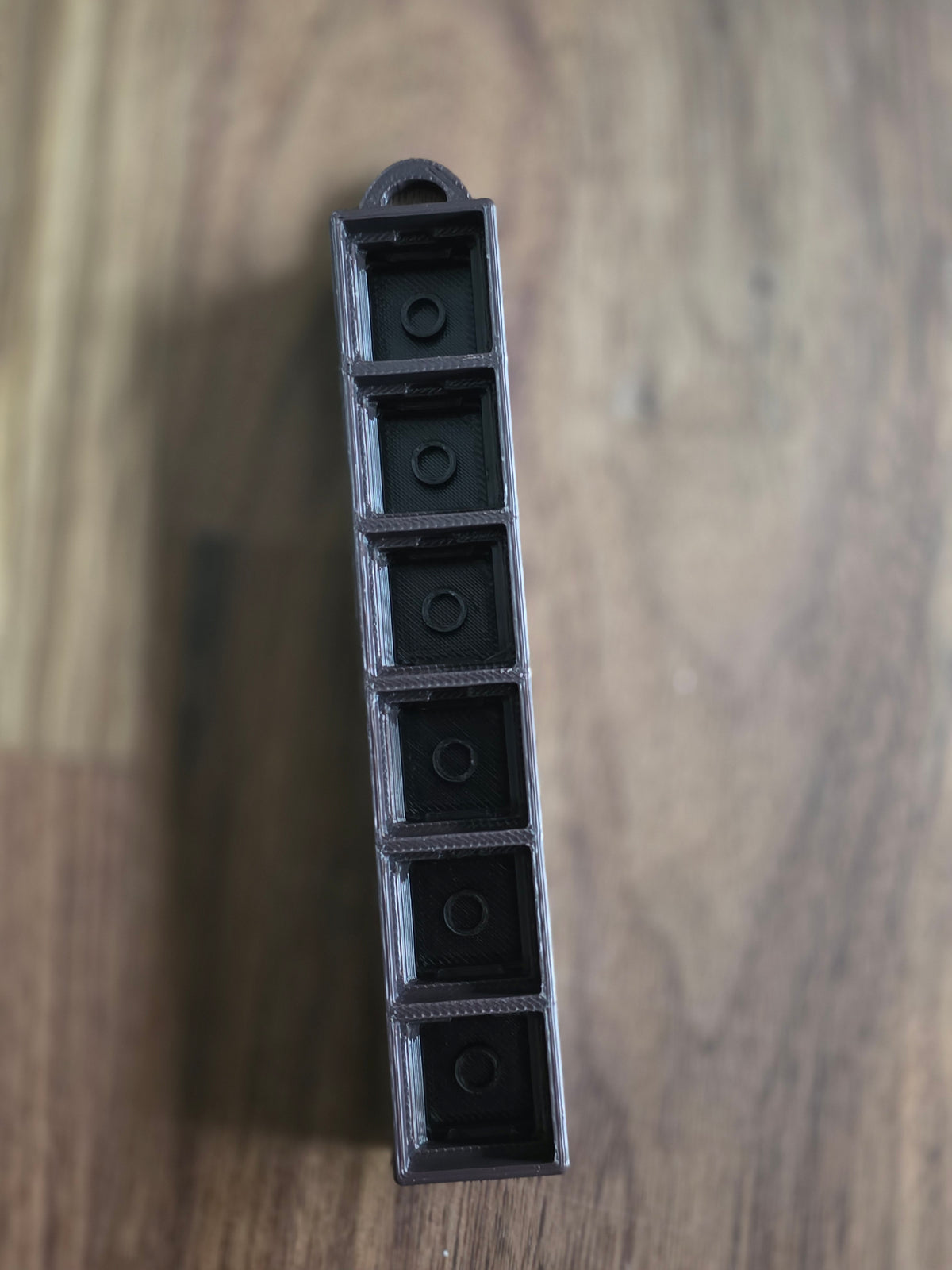 Clicker base met sleutelhanger (6 vakjes)