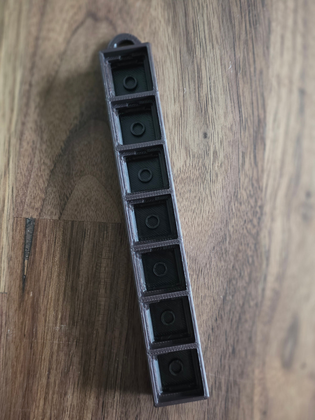 Clicker base met sleutelhanger (7 vakjes)