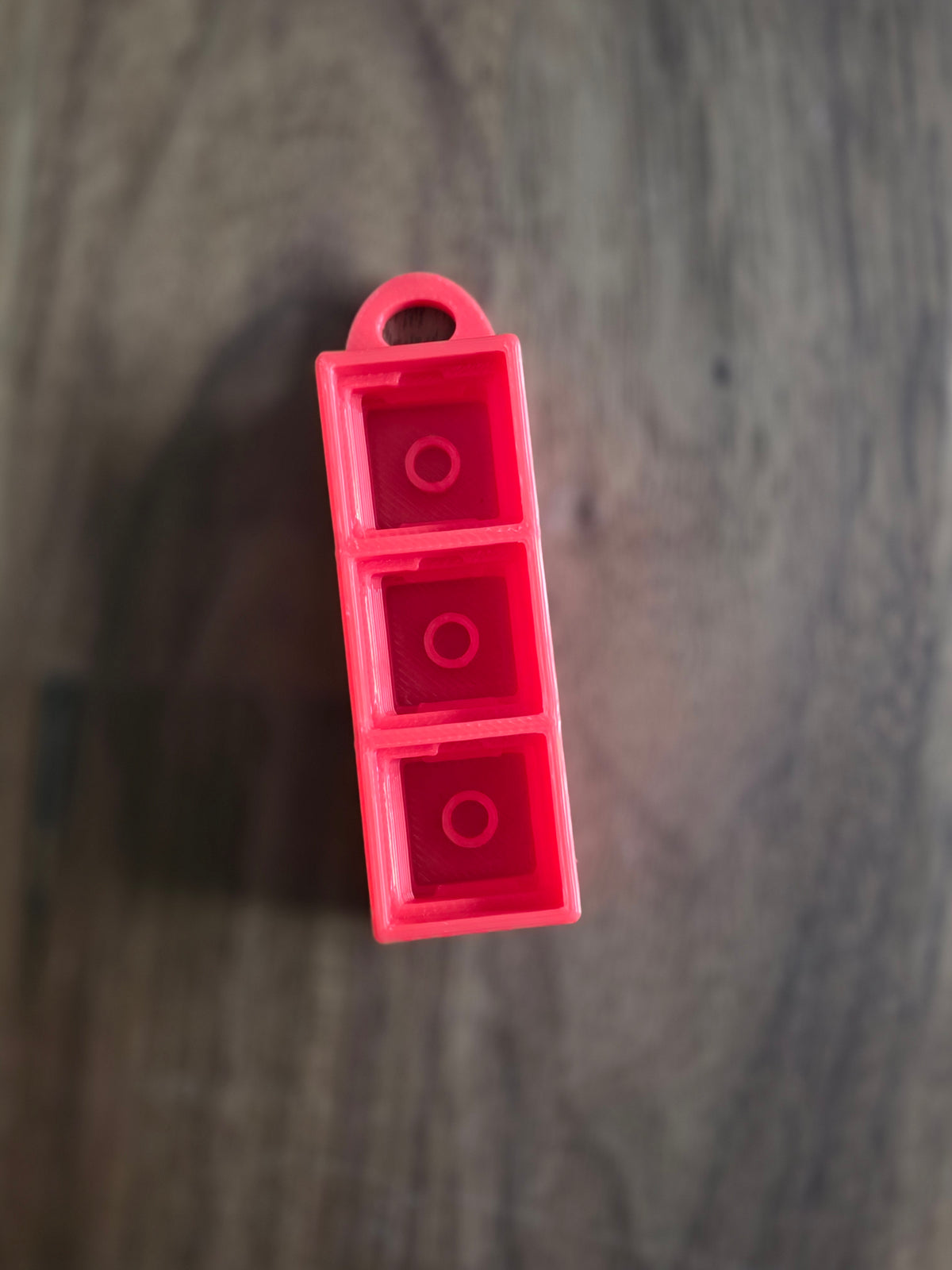 Clicker base met sleutelhanger (3 vakjes)