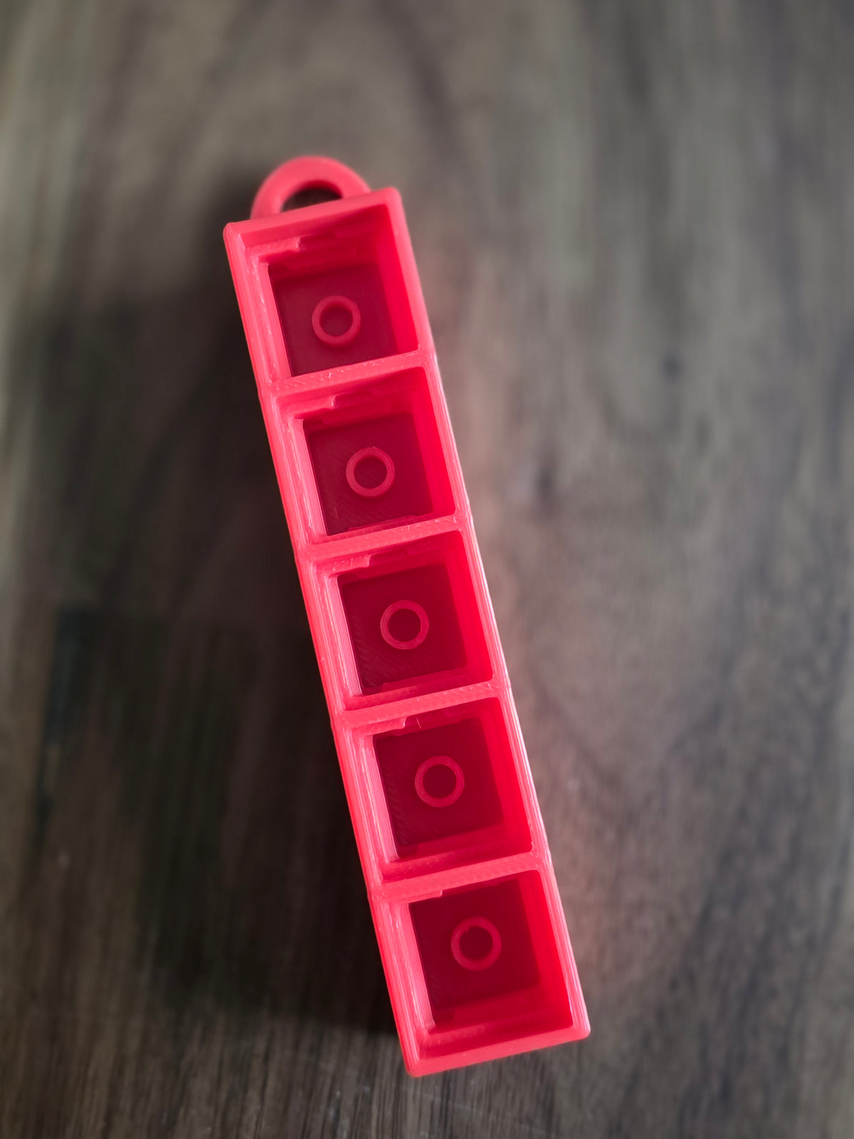 Clicker base met sleutelhanger (5 vakjes)