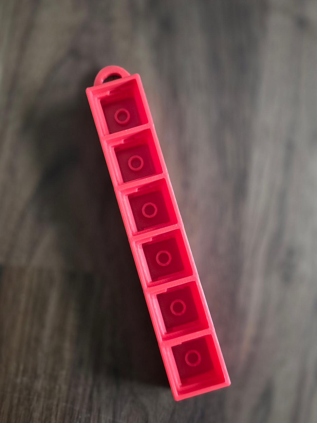 Clicker base met sleutelhanger (6 vakjes)
