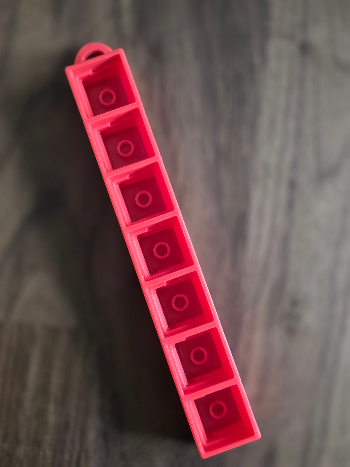 Clicker base met sleutelhanger (7 vakjes)