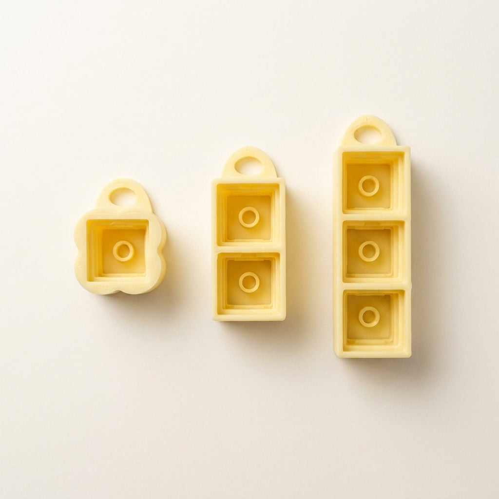 Clicker base met sleutelhanger (1 tot 3 vakjes)