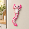 Axolotlmagneet op een koelkast