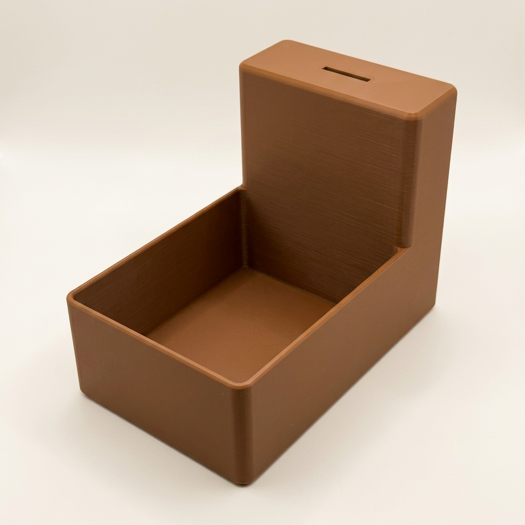 Bruine displaybox zonder deksel