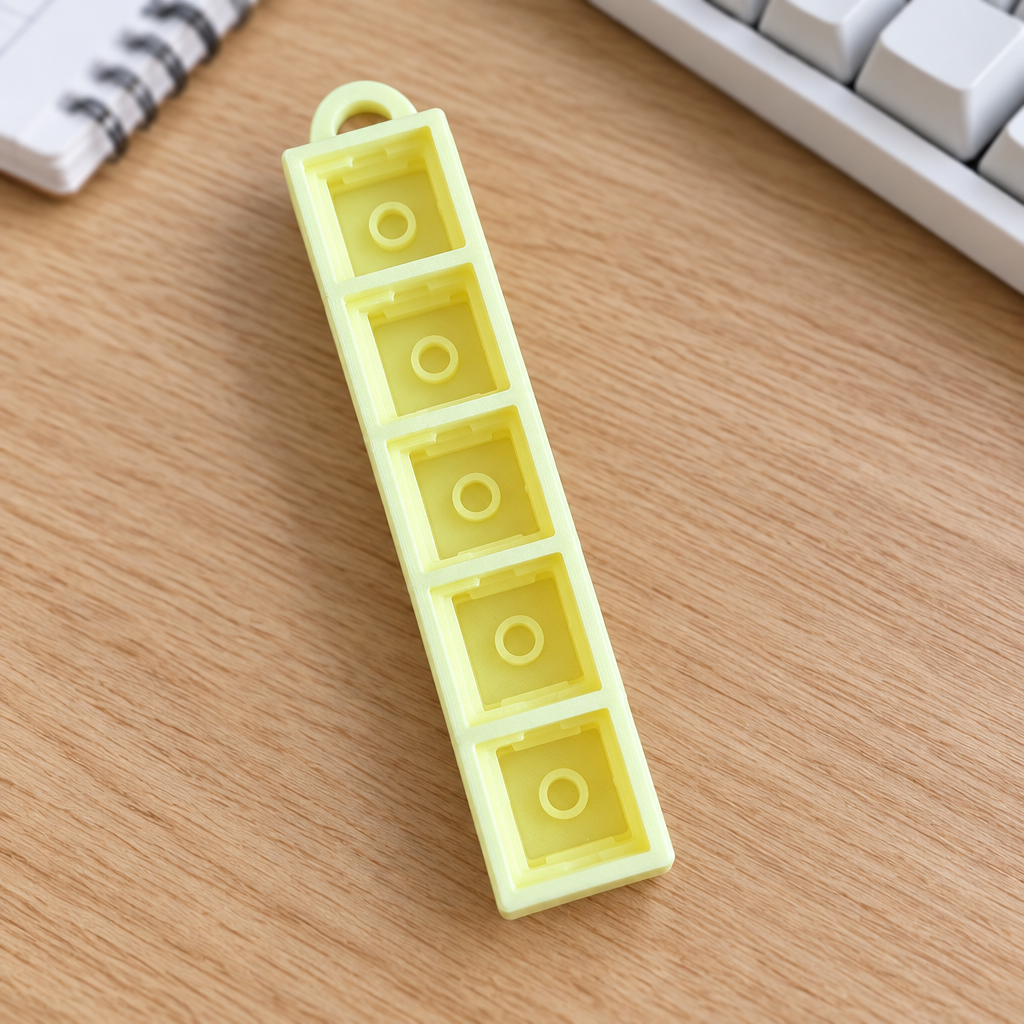 Clicker base met sleutelhanger (1  tot 9 vakjes)