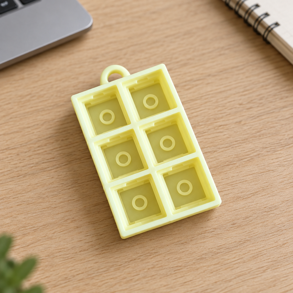 Clicker base met sleutelhanger (vakjes box)
