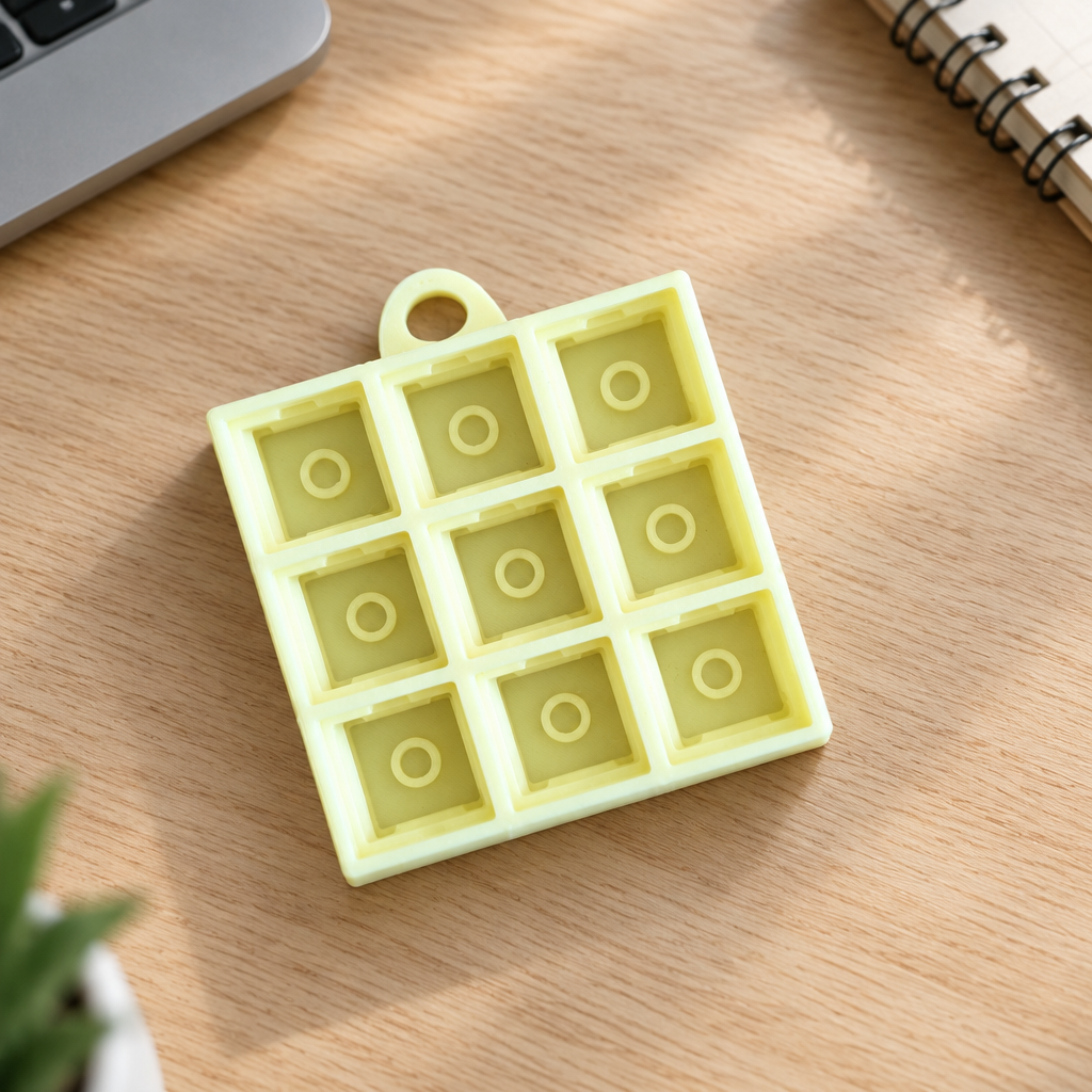 Clicker base met sleutelhanger (vakjes box)
