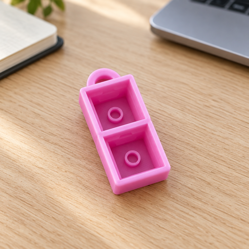 Clicker base met sleutelhanger (1  tot 9 vakjes)