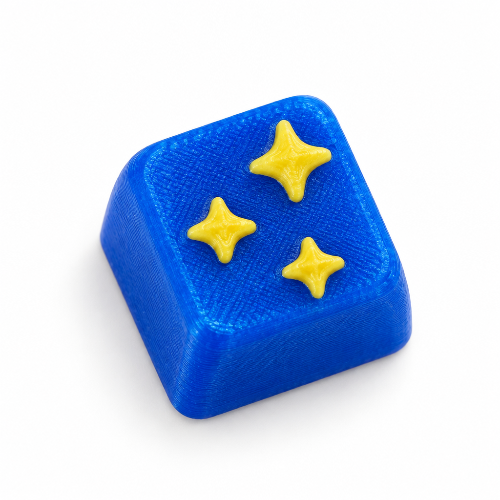 Cover van de sterrennacht keycap