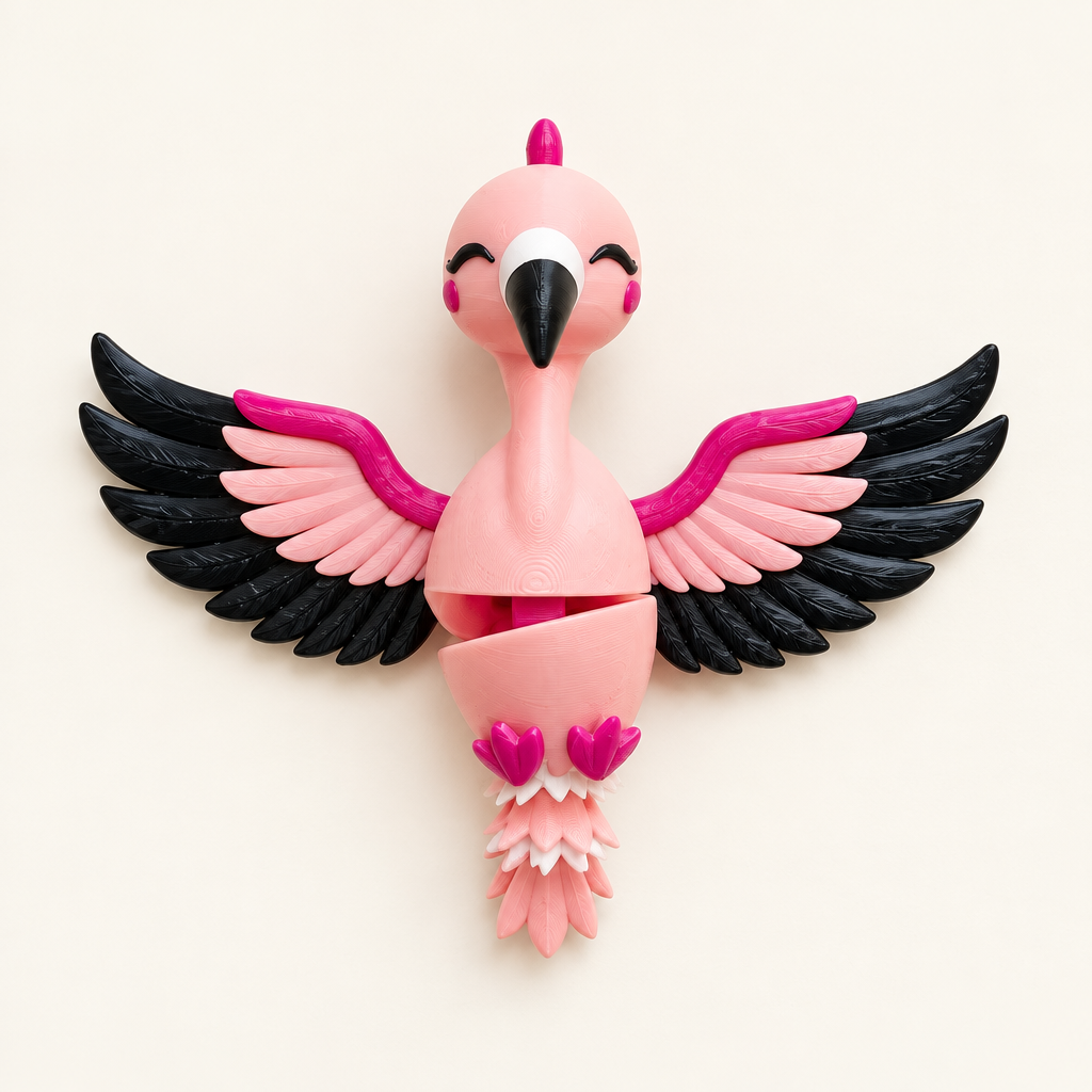 Coverfoto flamingo-magneet