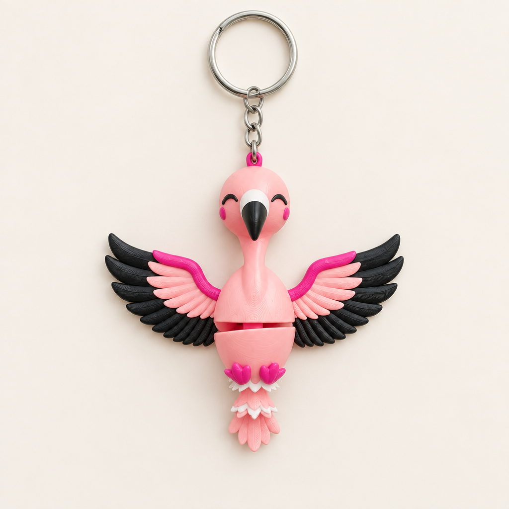 Coverfoto flamingosleutelhanger
