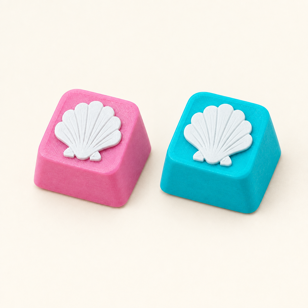 Coverfoto met beide kleuren keycaps