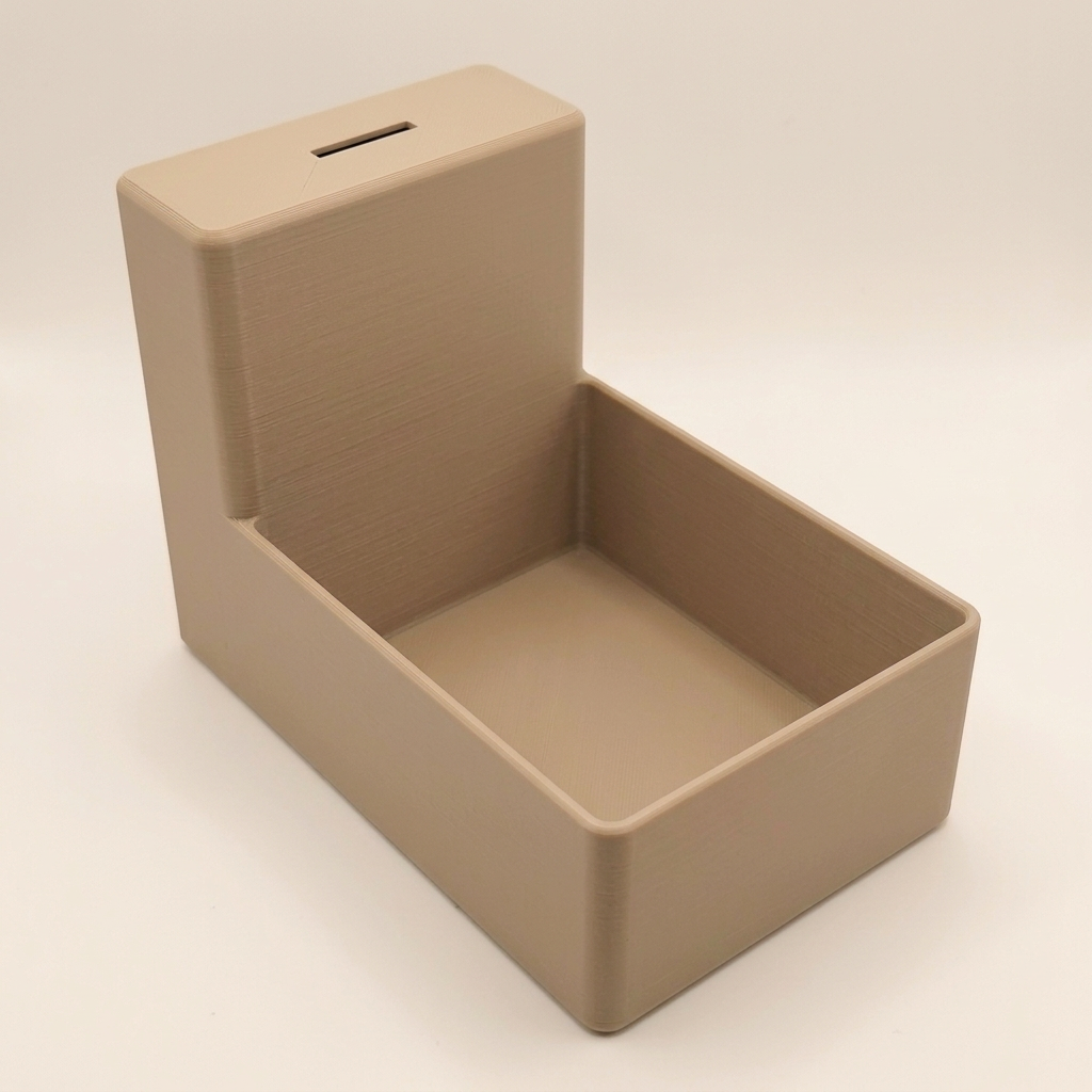 Displaybox zonder deksel in lichtbruin