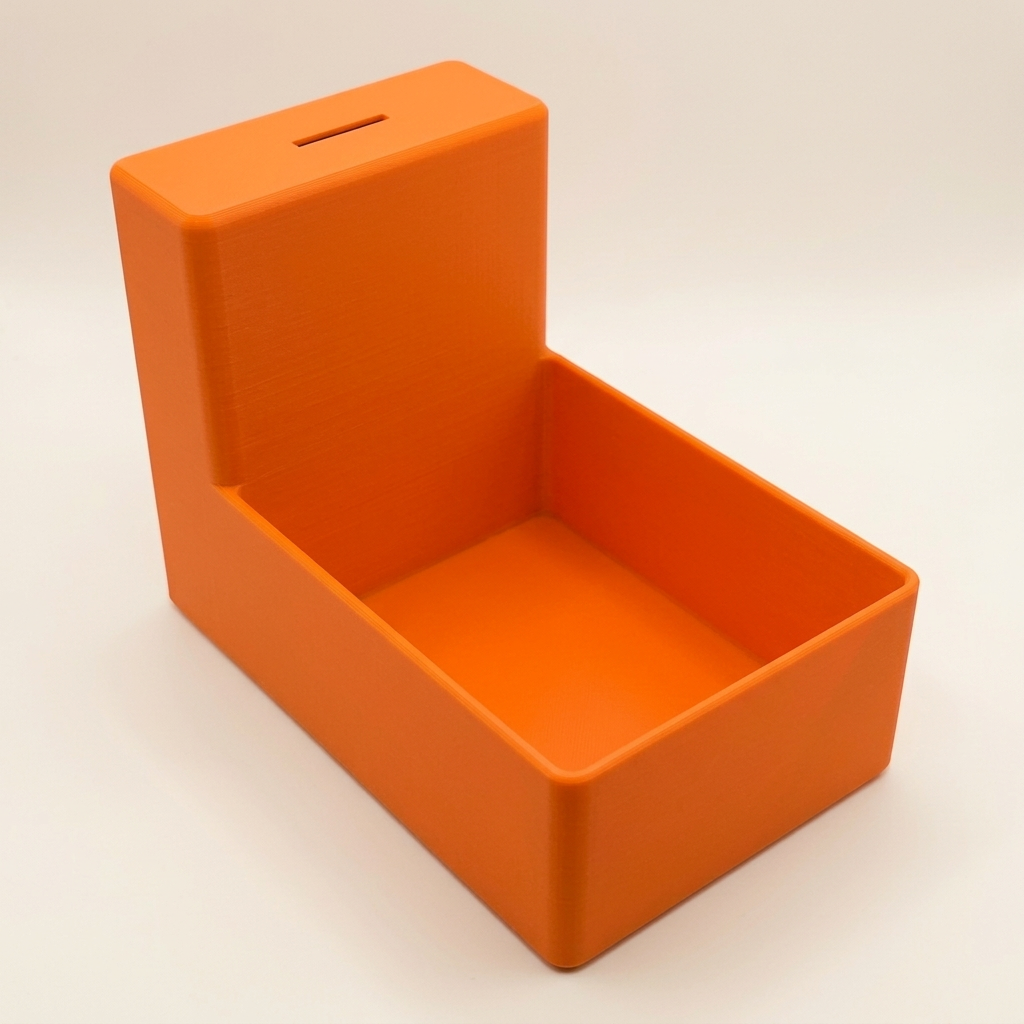 Displaybox zonder deksel in oranje