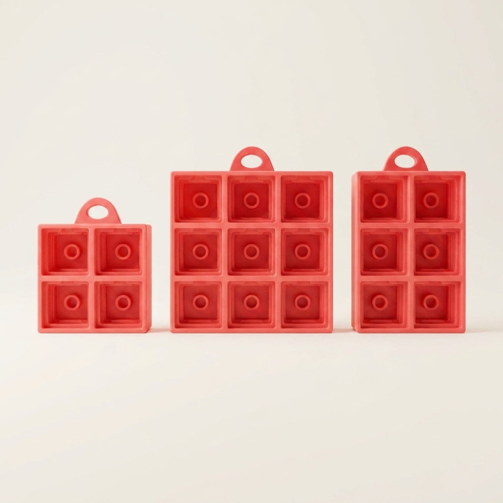 Clicker base met sleutelhanger (4, 6 of 9 vakjes box)
