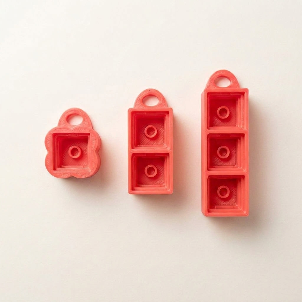 Clicker base met sleutelhanger (1 tot 3 vakjes)