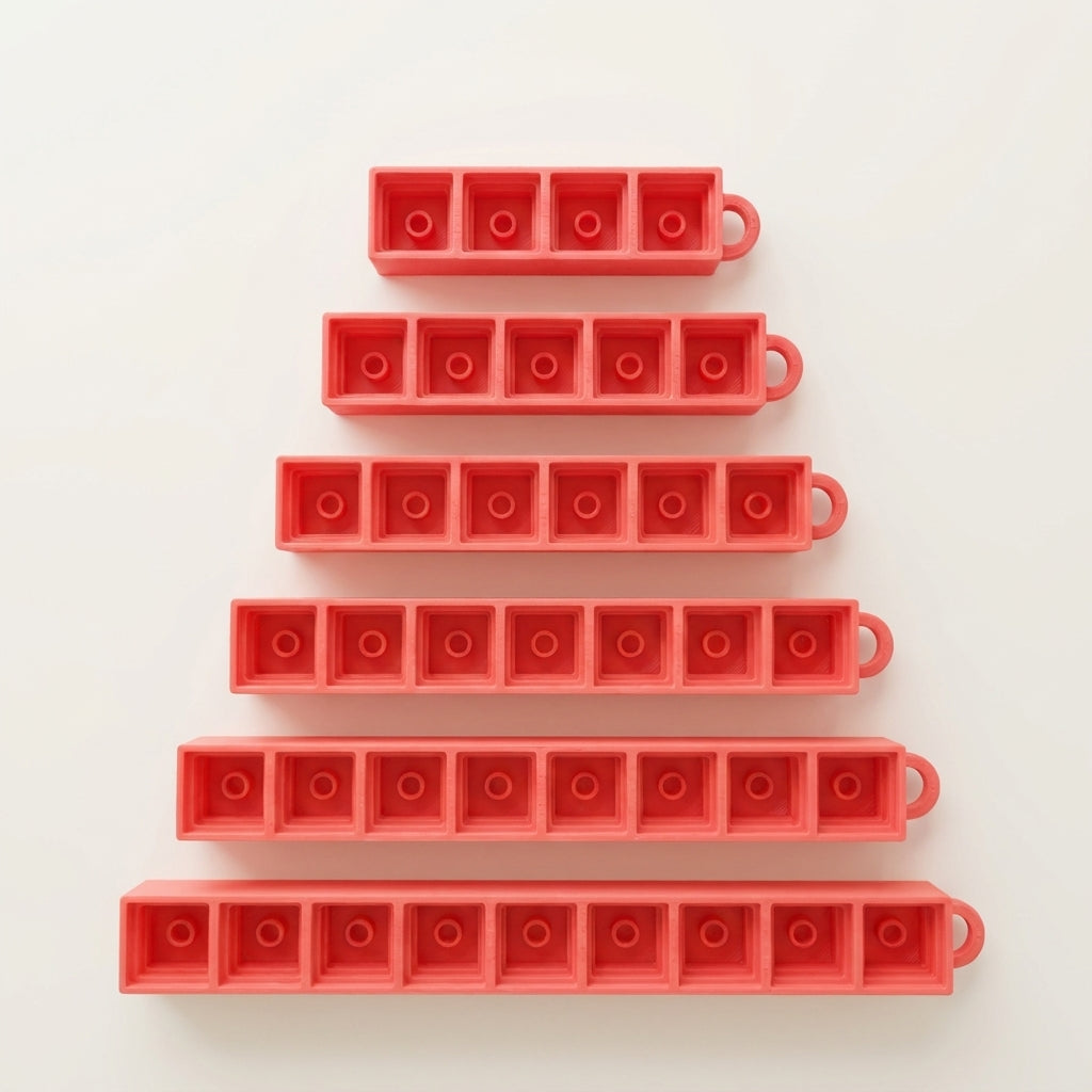 Clicker base met sleutelhanger (4 tot 9 vakjes)