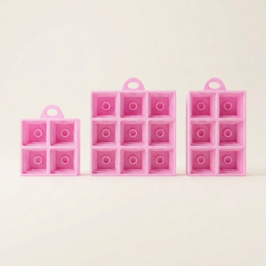 Clicker base met sleutelhanger (4, 6 of 9 vakjes box)