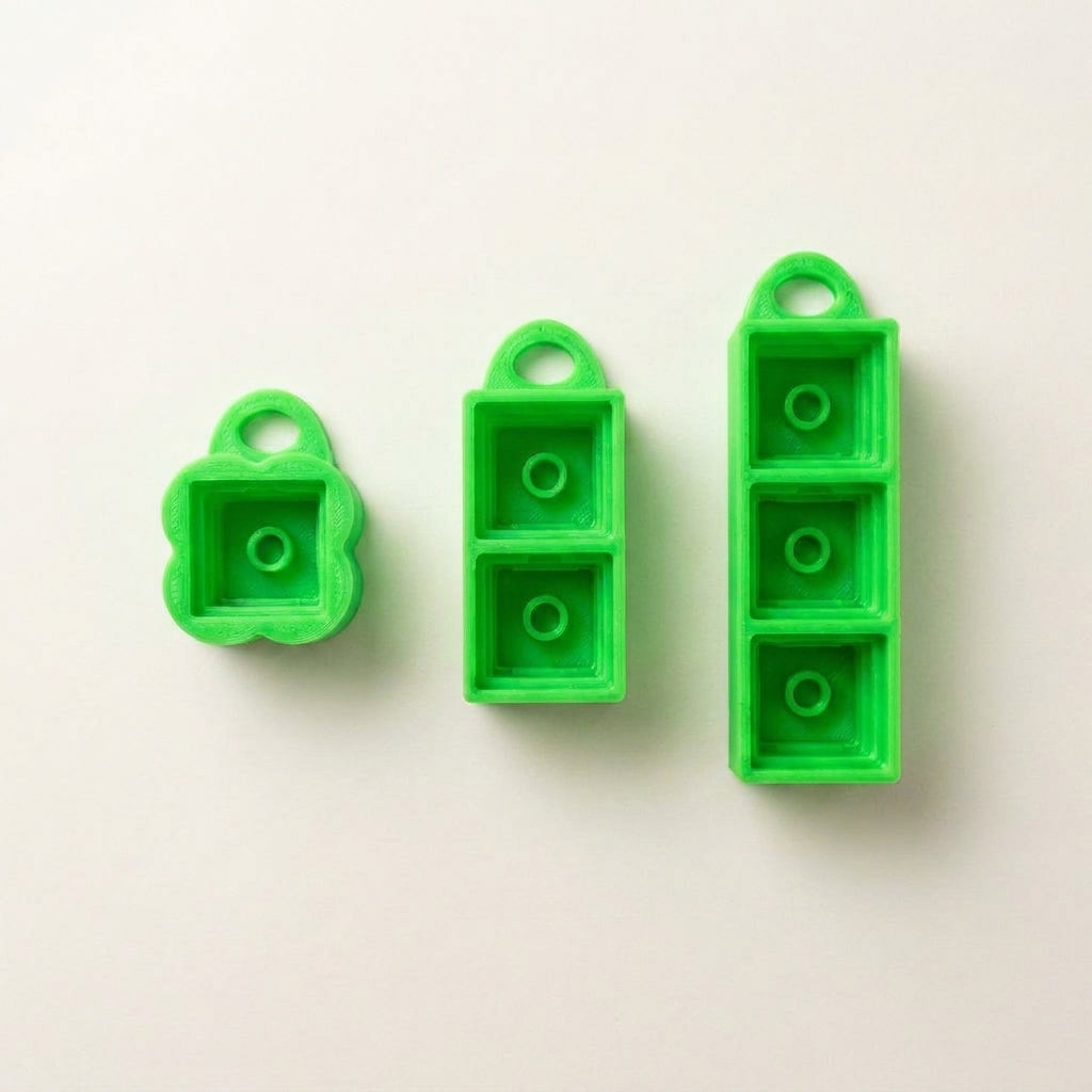 Clicker base met sleutelhanger (1 tot 3 vakjes)