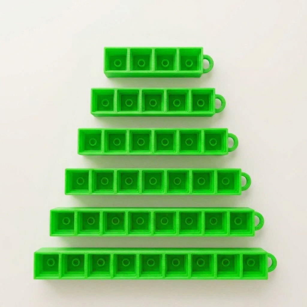 Clicker base met sleutelhanger (4 tot 9 vakjes)