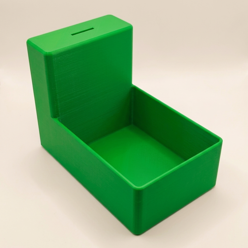 Groene displaybox zonder deksel
