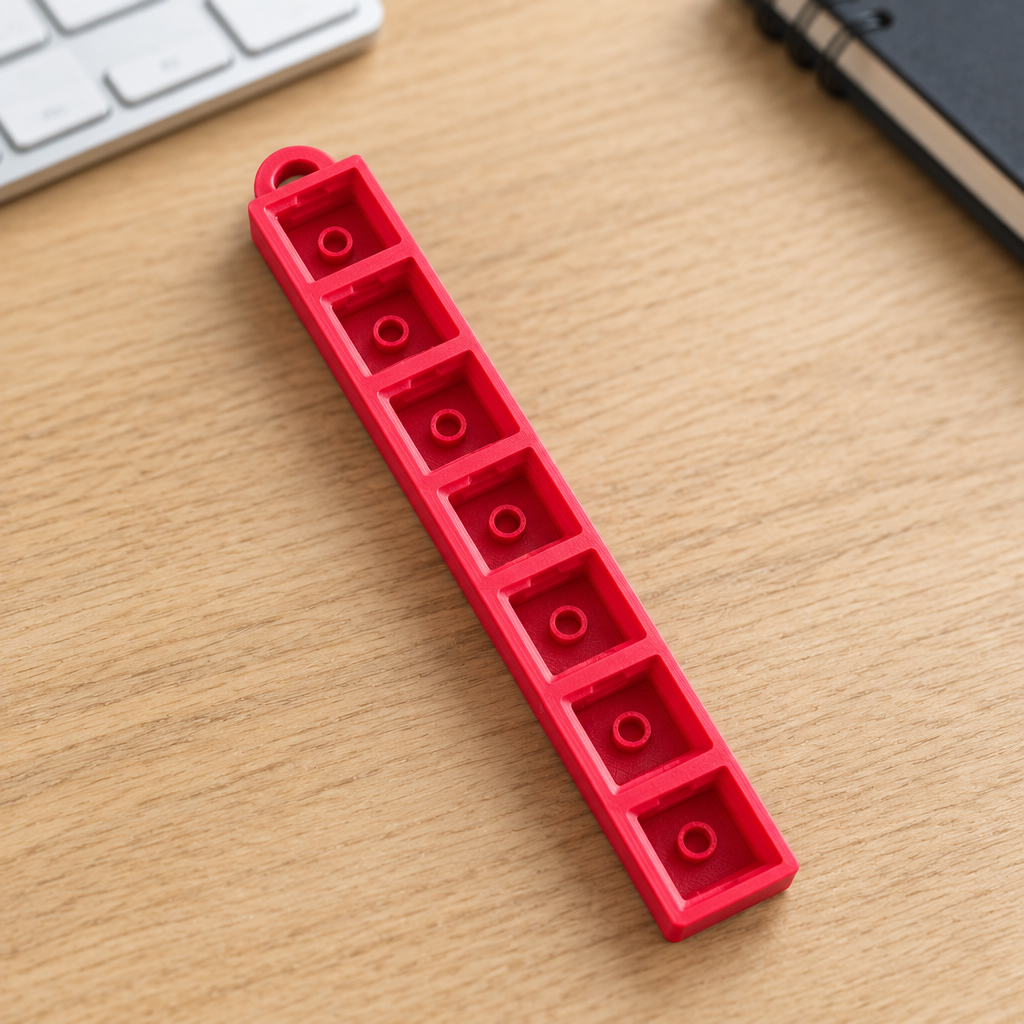 Clicker base met sleutelhanger (1  tot 9 vakjes)