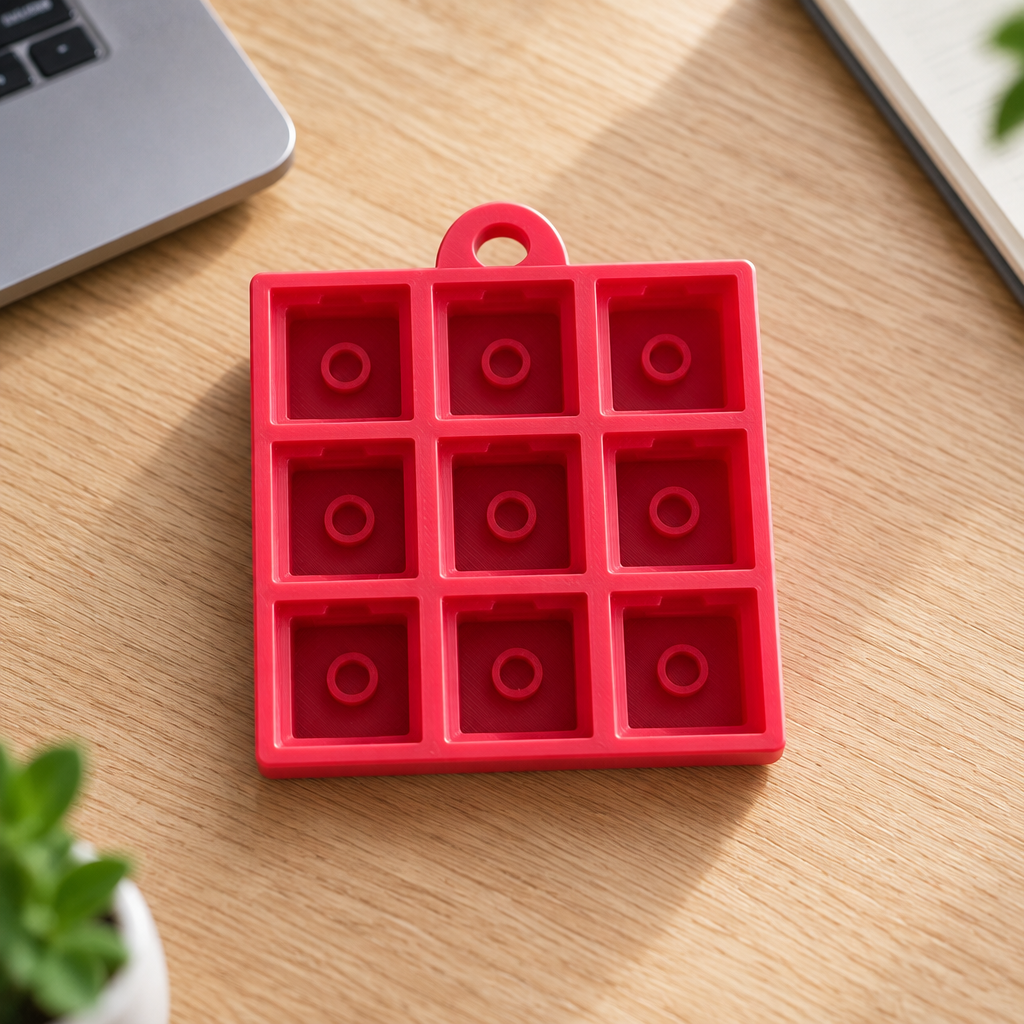 Clicker base met sleutelhanger (vakjes box)