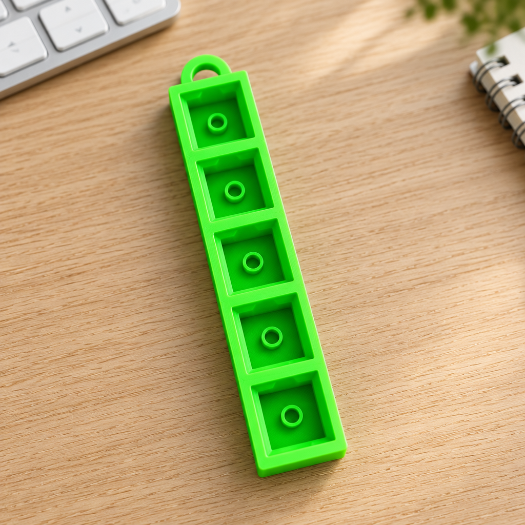 Clicker base met sleutelhanger (1  tot 9 vakjes)