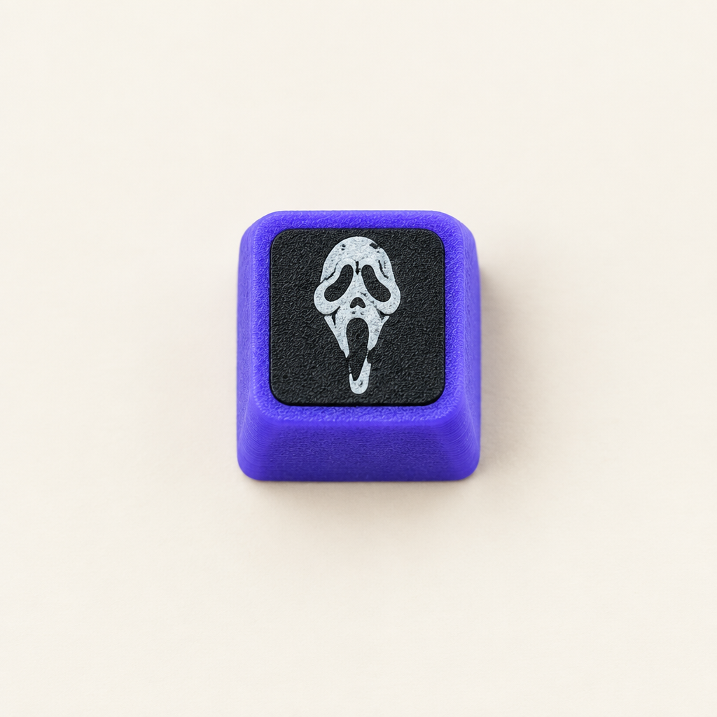 Ghostface keycap voor je clicker