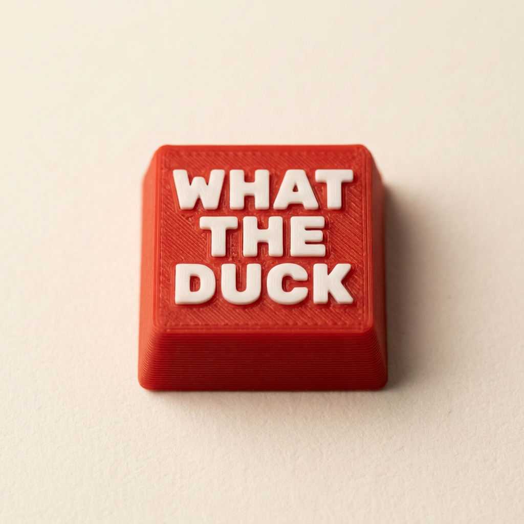 Productafbeelding van de What the duck-keycap