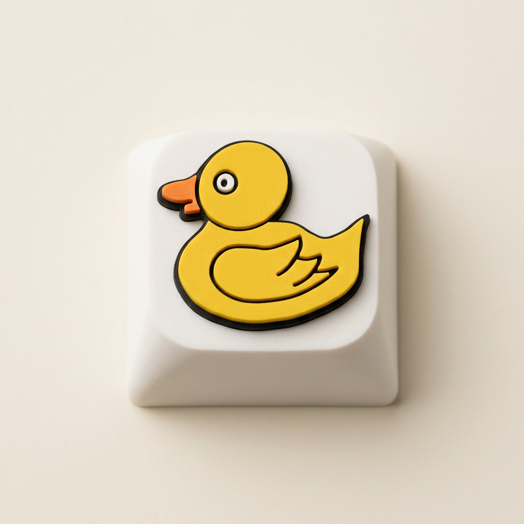 Productfoto van de eend-keycap