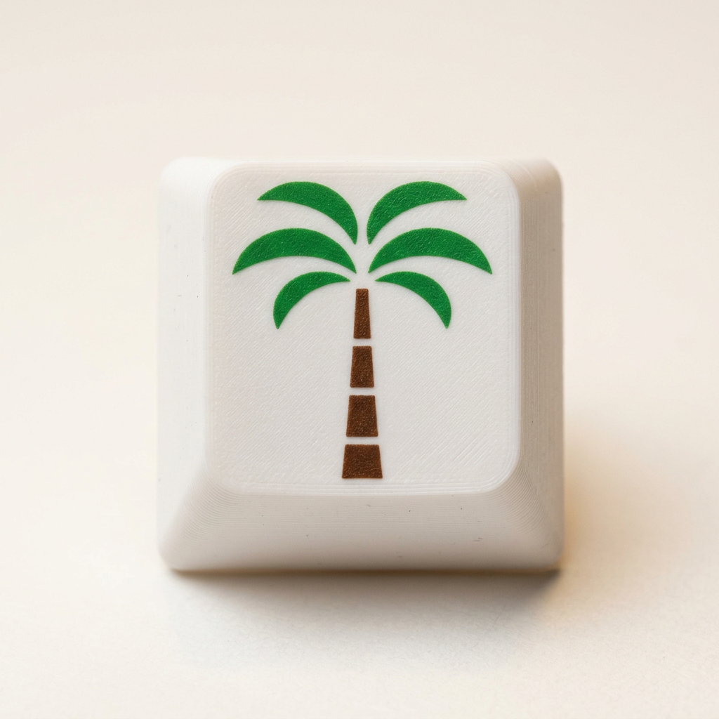 Productfoto van de palmboom-keycap